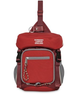Burberry logo print Leo belt bag - Red