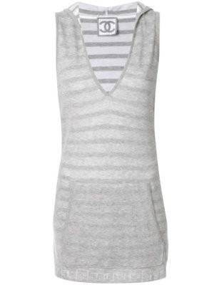 Chanel Pre-Owned sleeveless one piece dress - Grey