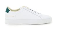 white leather sneaker