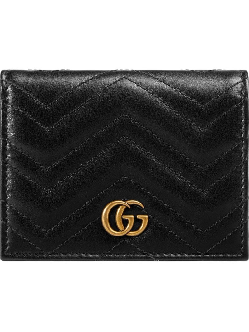Gucci GG Marmont card case - Black