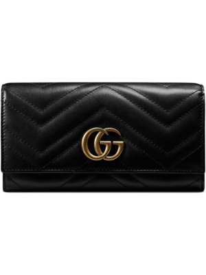 Gucci GG Marmont continental wallet - Black