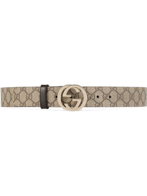 Gucci GG Supreme pattern belt - Neutrals