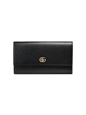 Gucci Leather continental wallet - Black