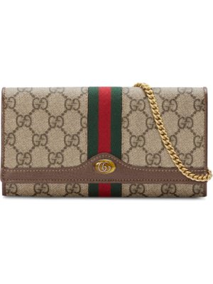 Gucci Ophidia GG chain wallet - Neutrals