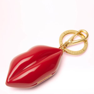 Red Mini Acrylic Lips Keyring
