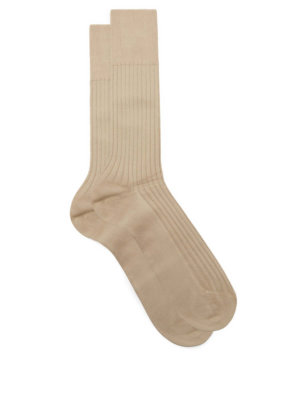 FALKE No. 13 ribbed Pima-cotton blend socks | MATCHESFASHION | £30
