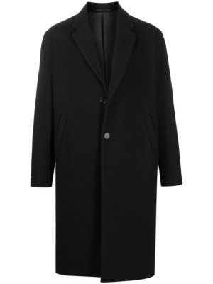 black London single-breasted coat