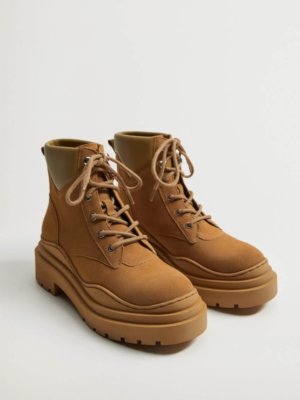 Mango Lace-up track sole boots | £59.99 SALE