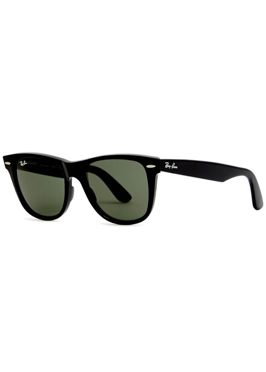 black wayfarer sunglasses