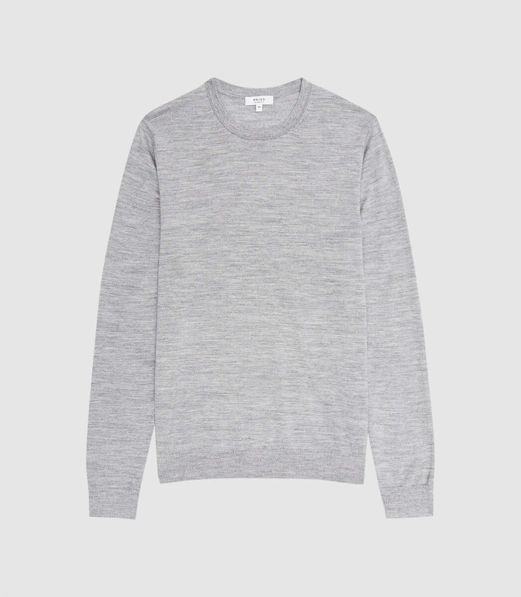 light grey wool sweater