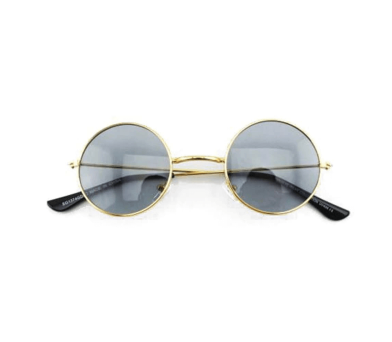 round sunglasses With Gold Frames