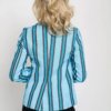 Blue Striped Sporting Jacket Ladies Jackets Koy Clothing 