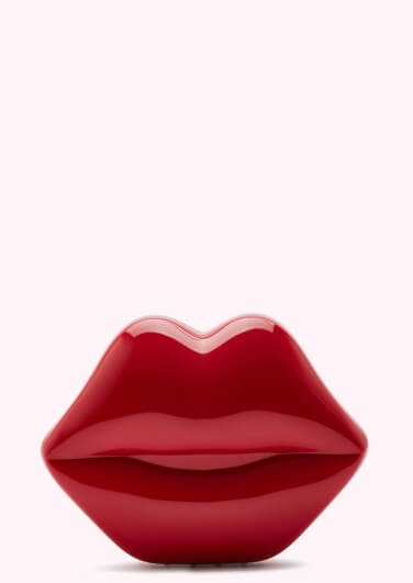 pink lips clutchbag