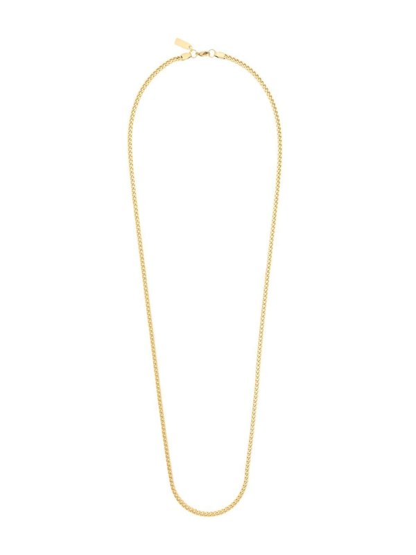 Mens chain necklace in gold