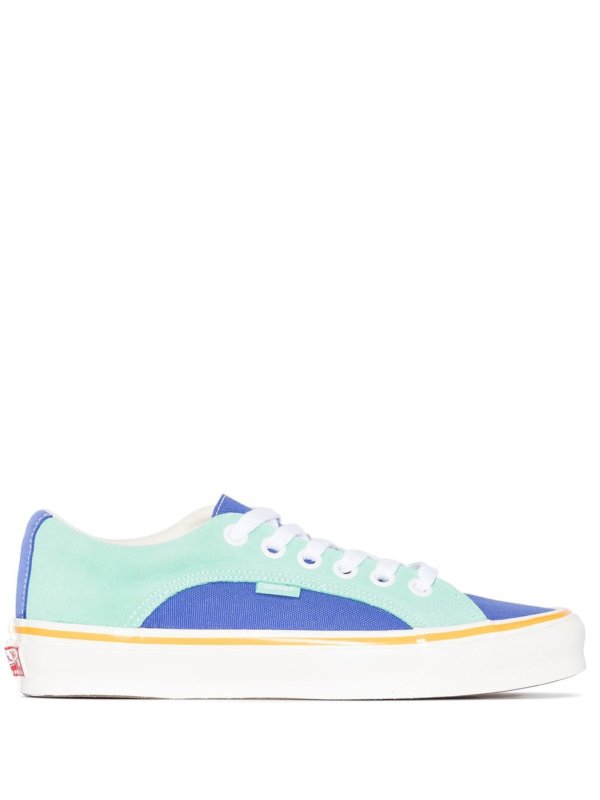 cyan blue skater trainers