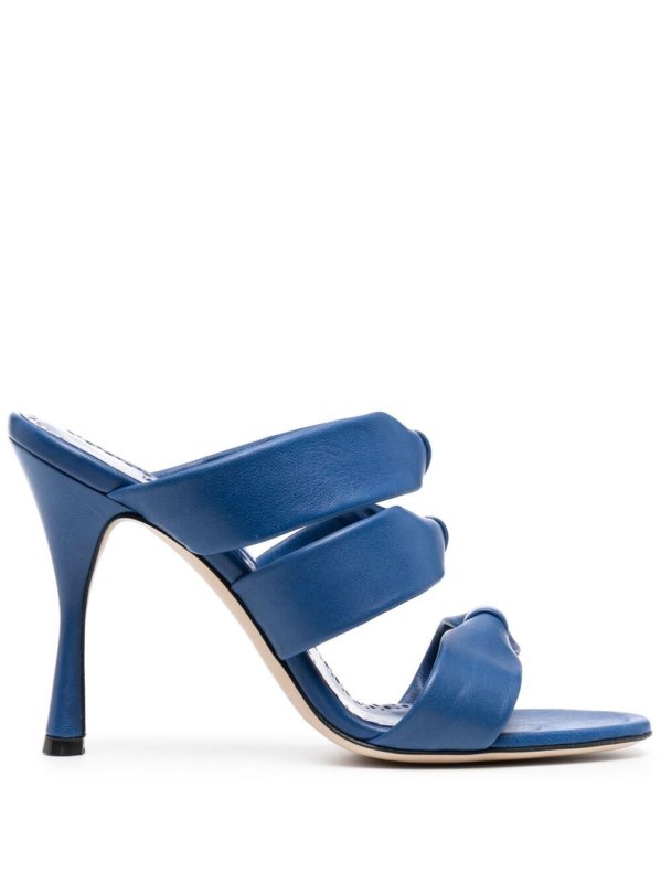 blue manolo blahnik heels