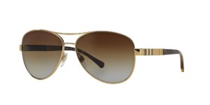 Burberry BE3080 1145/T5 Light Gold/Polarised Brown Gradient