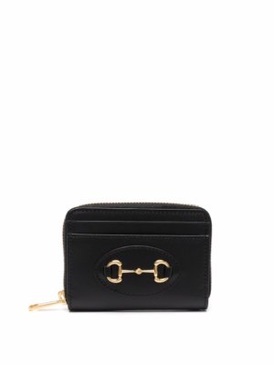 Gucci compact Horsebit wallet - Black