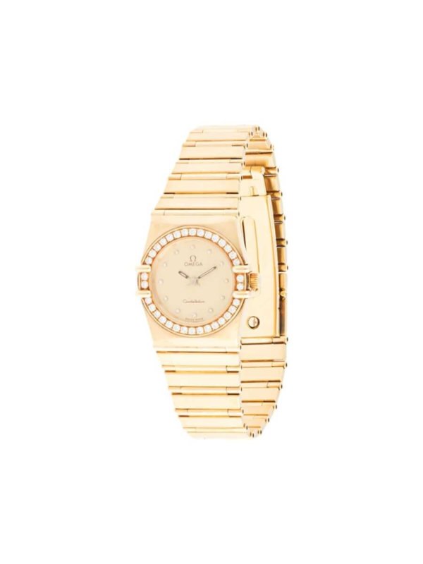 pre owned gold ladies omega watch