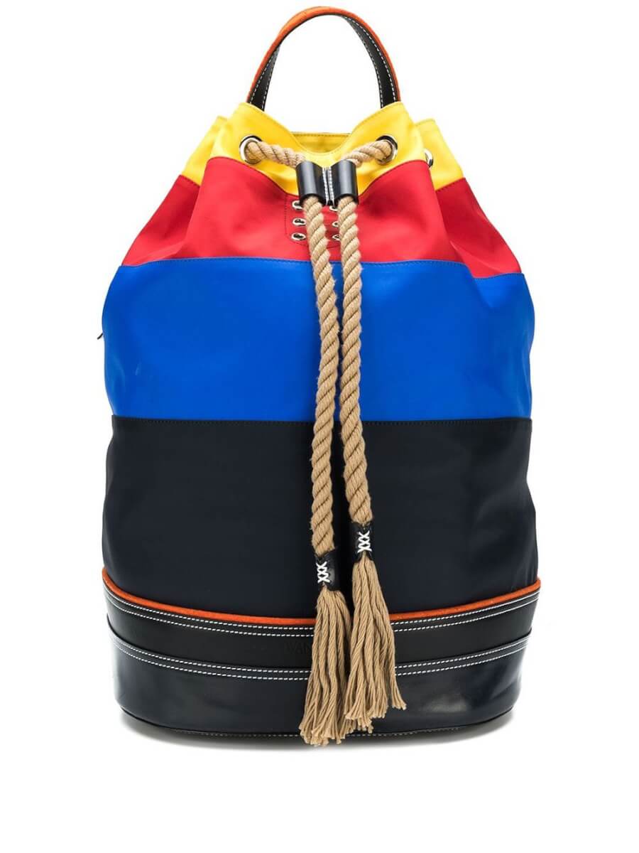 Rainbow block print Sailor Backpack