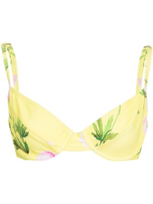 Cynthia Rowley Mia underwire bikini top - Yellow