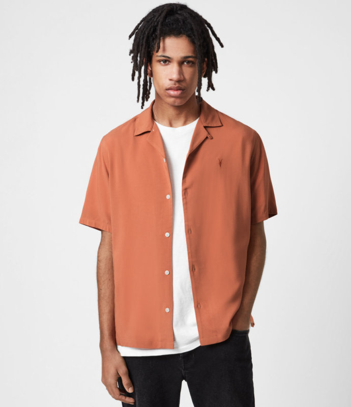 orange overshirt