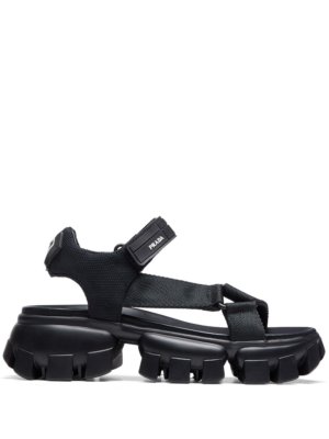 Prada Thunder ridged-sole sandals - Black