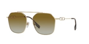 Burberry BE3124 1109T5 Light Gold/Polarised Brown Gradient