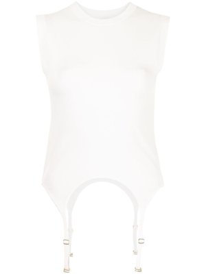 Dion Lee Garter Muscle top - White