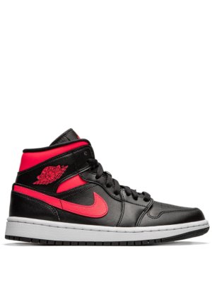 Jordan Air Jordan 1 Mid "Siren Red" sneakers - Black