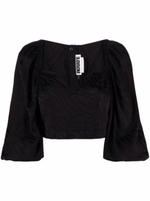 ROTATE Irina blouse - Black