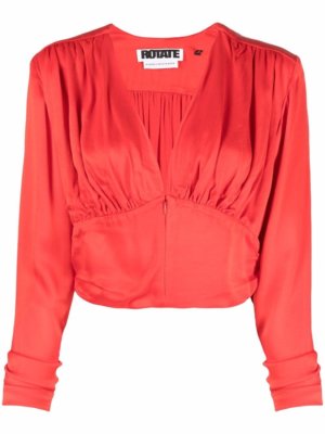 ROTATE Janet blouse - Red