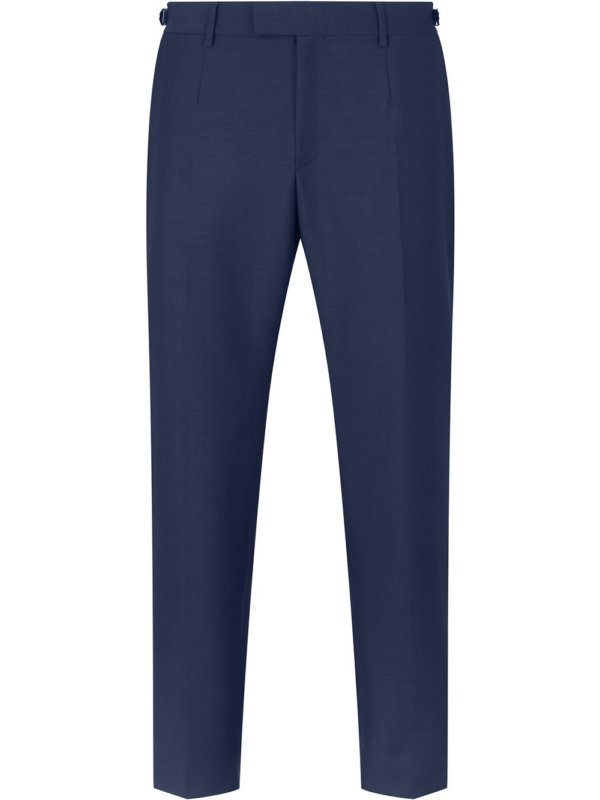 blue trousers