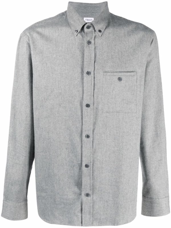 light grey cotton shirt