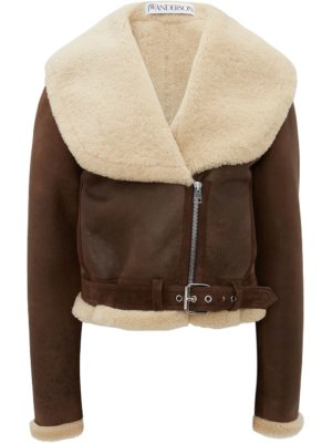 JW Anderson SHAWL COLLAR FITTED JACKET - Brown