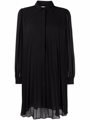 Michael Michael Kors pleated shirt dress - Black