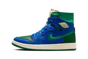 Aleali May X Jordan 1 High Zoom Cmft Green/royal Blue