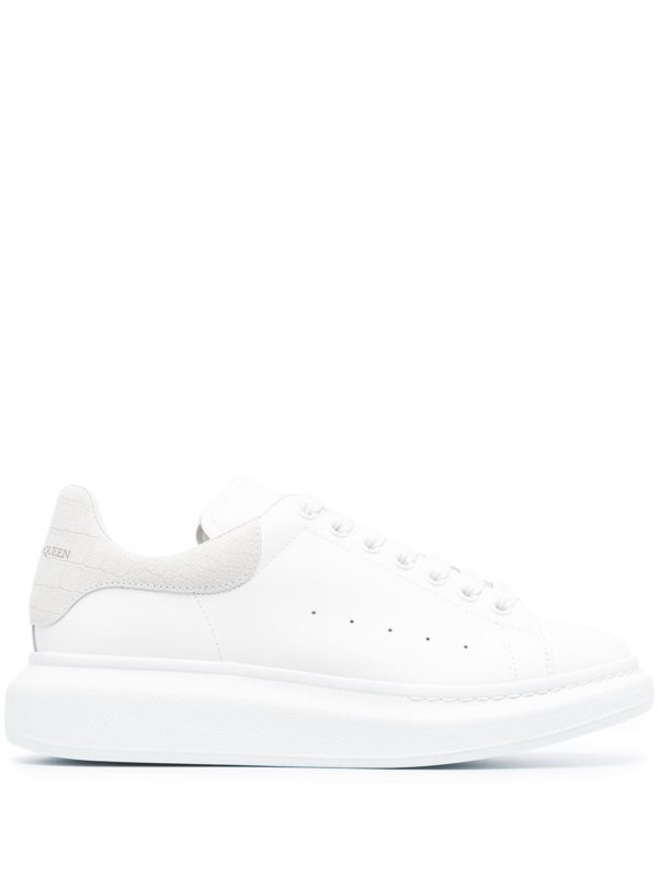 This is a Alexander McQueen oversized lace-up sneakers