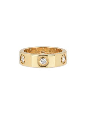 Cartier pre-owned 18k yellow gold diamond Love ring