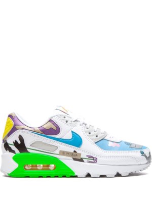 Nike Flyleather Air Max 90 QS "Ruohan Wang" low-top sneakers - White