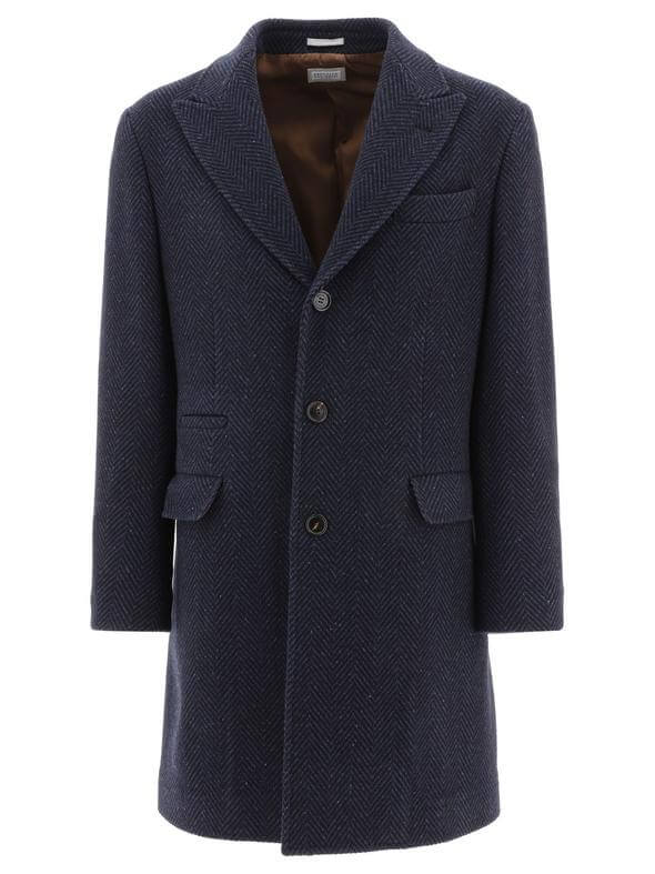 Brunello Cucinelli Blue coat for men