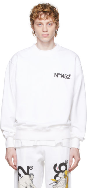 Aitor Throup's TheDSA White 'No1452' Sweatshirt