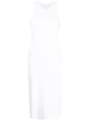 Dion Lee cut-detail midi dress - White