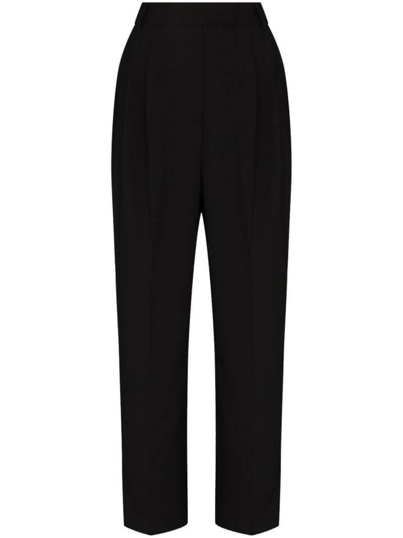 Frankie Shop Bea tailored cropped trousers - Black