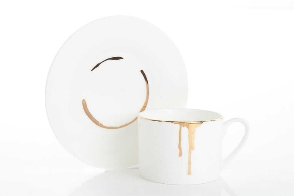 18 bests selling homeware and lifestyle items Reiko Kaneko | Gold Drip Tease Teacup & Saucer | £6.00 (sale price)