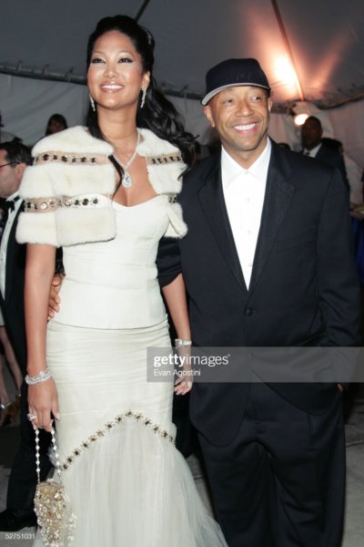 NEW YORK - MAY 02:  Kimora Lee Simmons and Russell Simmons attend the MET Costume Institute Gala Celebrating Chanel at the Metropolitan Museum of Art May 2, 2005 In New York City.  (Photo by Evan Agostini/Getty Images)