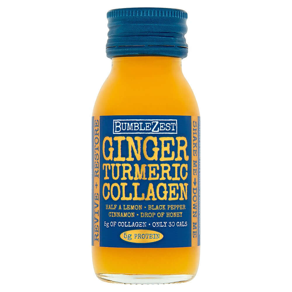 wellness and health BumbleZest Revive & Restore: Ginger, Turmeric and Collagen Shot 60ml £2.79