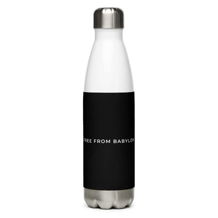 wellness and beauty FREE FROM BABYLON STAINLESS STEEL WATER BOTTLE | £29.50