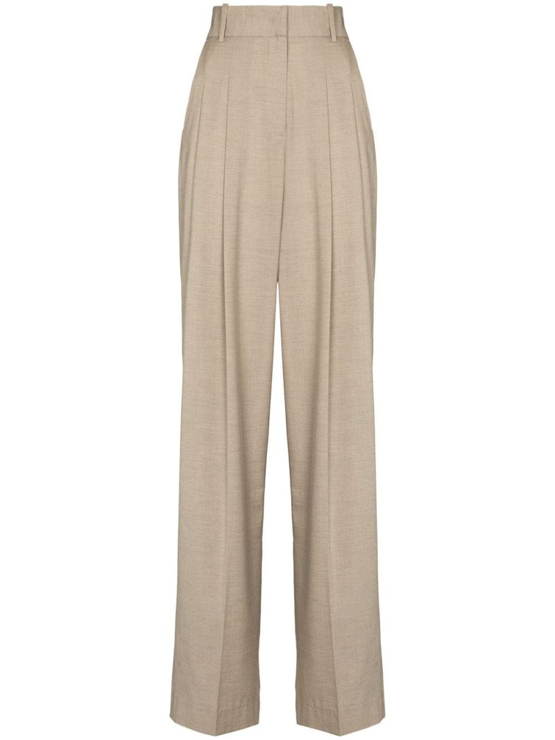 Frankie Shop Gelso high-rise tailored trousers - Neutrals