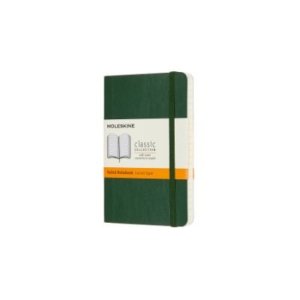 Myrtle Green Pocket Ruled Sofcover Notebook